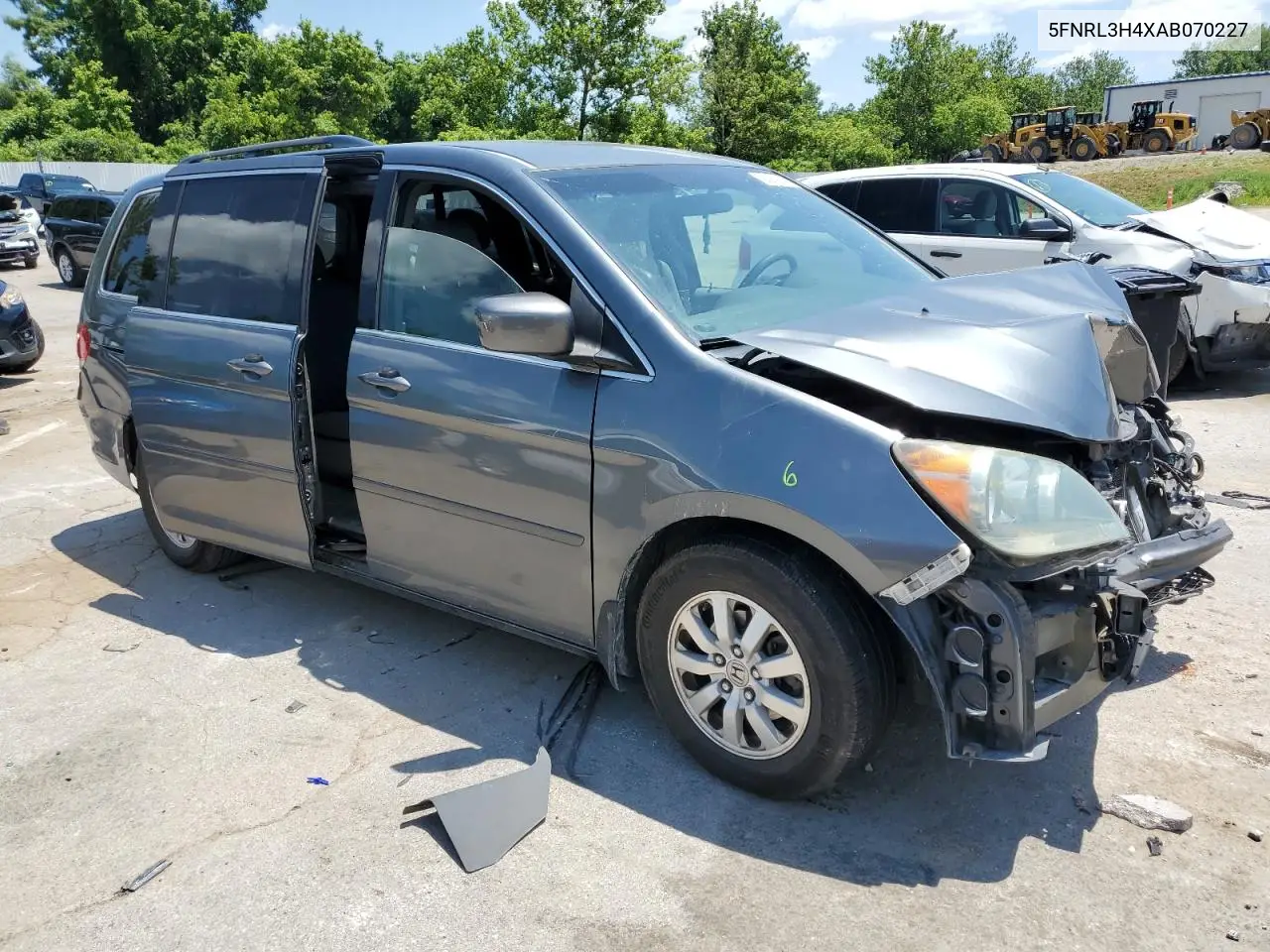 2010 Honda Odyssey Ex VIN: 5FNRL3H4XAB070227 Lot: 63261385