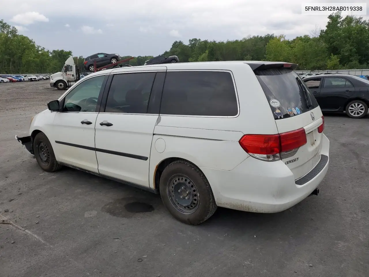 2010 Honda Odyssey Lx VIN: 5FNRL3H28AB019338 Lot: 63274975