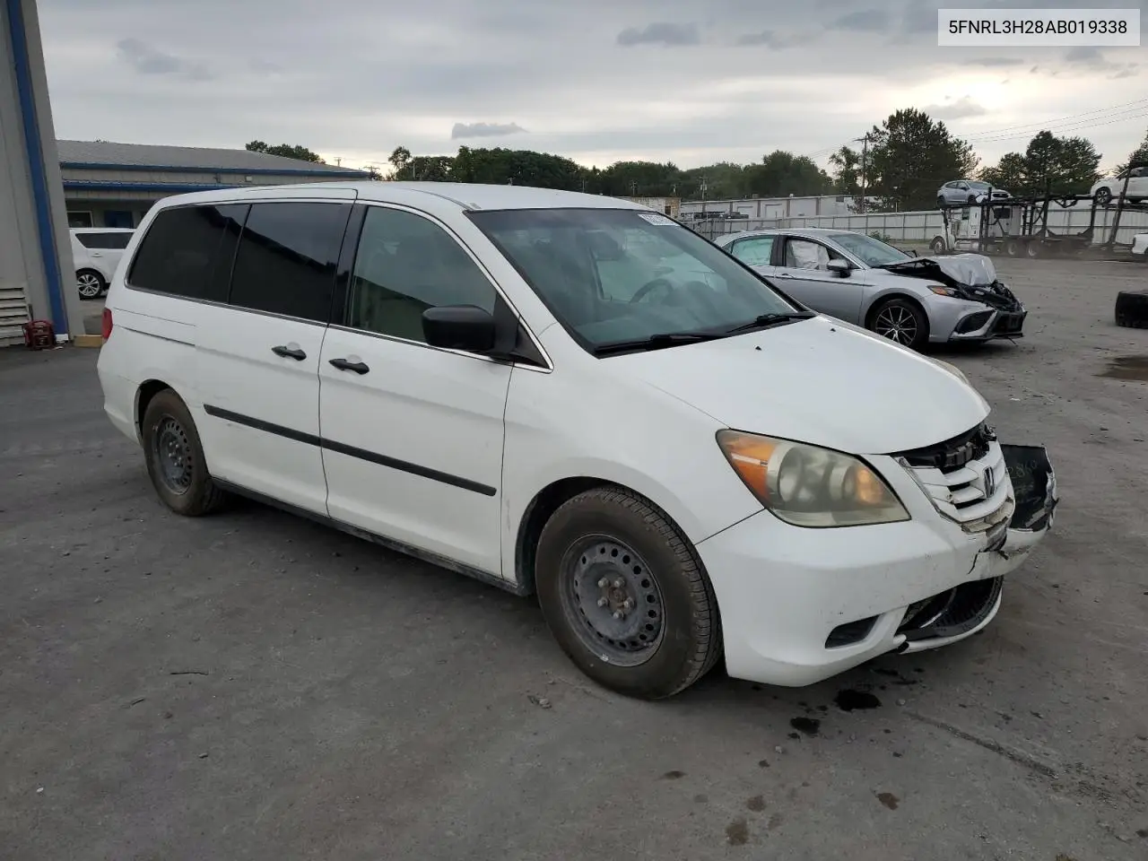 2010 Honda Odyssey Lx VIN: 5FNRL3H28AB019338 Lot: 63274975
