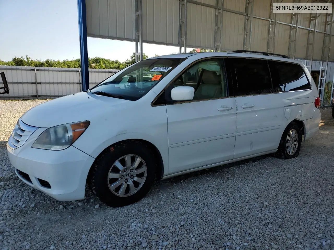 2010 Honda Odyssey Exl VIN: 5FNRL3H69AB012322 Lot: 63457585