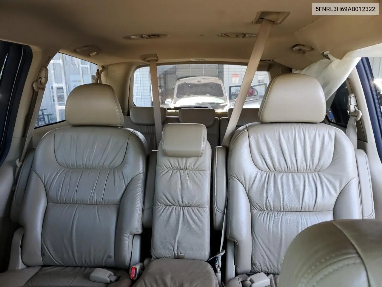 2010 Honda Odyssey Exl VIN: 5FNRL3H69AB012322 Lot: 63457585