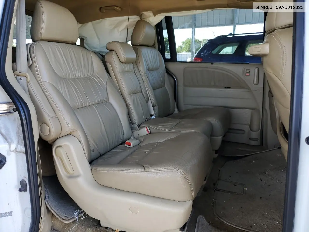 2010 Honda Odyssey Exl VIN: 5FNRL3H69AB012322 Lot: 63457585