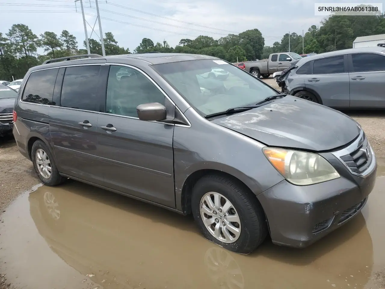 2010 Honda Odyssey Exl VIN: 5FNRL3H69AB061388 Lot: 63563165