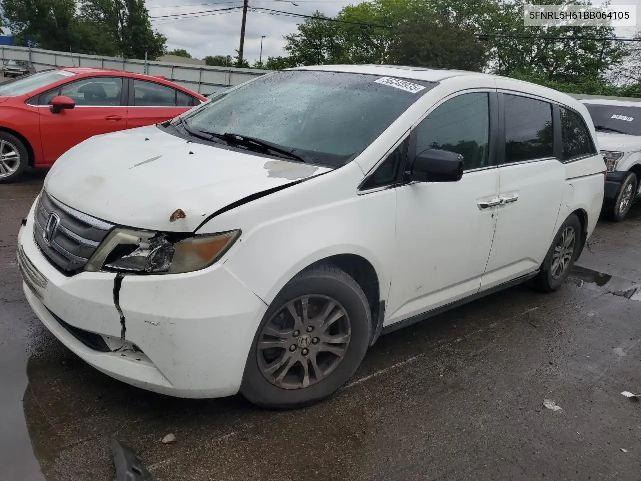 2011 Honda Odyssey Exl VIN: 5FNRL5H61BB064105 Lot: 56248935