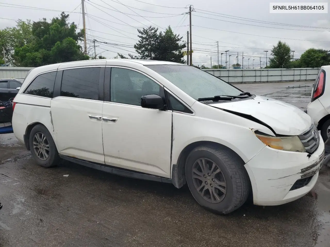 2011 Honda Odyssey Exl VIN: 5FNRL5H61BB064105 Lot: 56248935