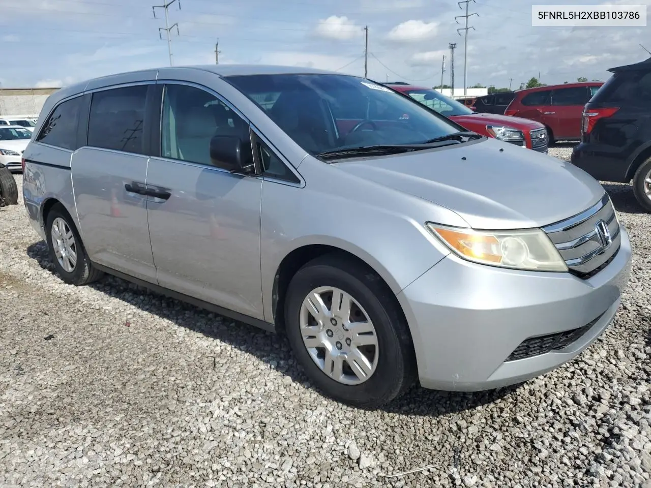 2011 Honda Odyssey Lx VIN: 5FNRL5H2XBB103786 Lot: 56486615