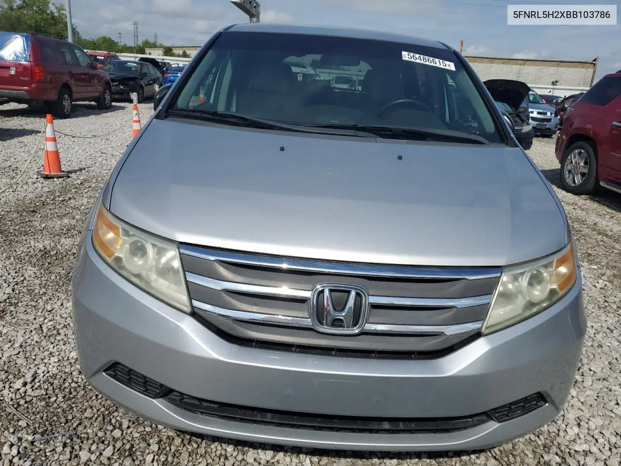2011 Honda Odyssey Lx VIN: 5FNRL5H2XBB103786 Lot: 56486615