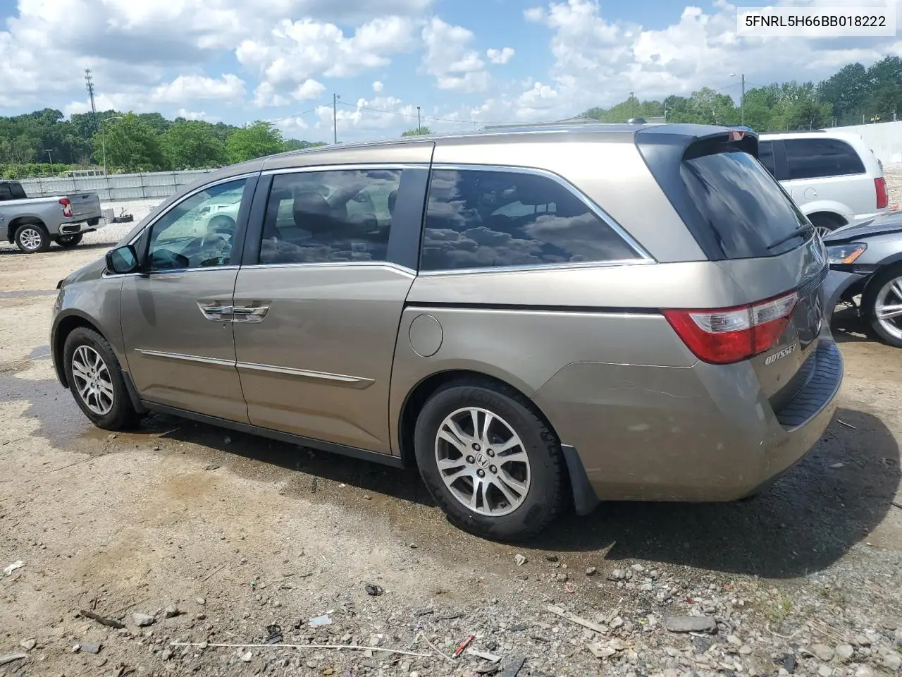 2011 Honda Odyssey Exl VIN: 5FNRL5H66BB018222 Lot: 56714175