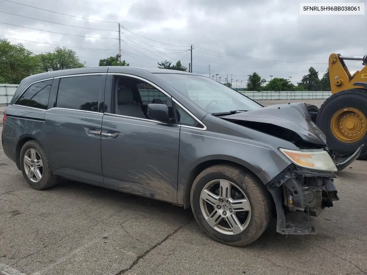 2011 Honda Odyssey Touring VIN: 5FNRL5H96BB038061 Lot: 56738395