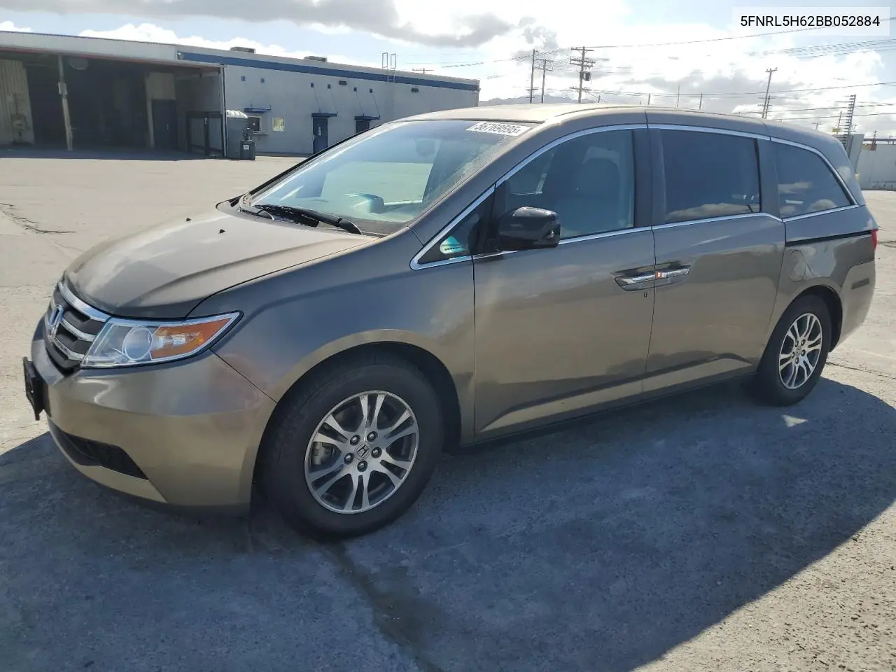 2011 Honda Odyssey Exl VIN: 5FNRL5H62BB052884 Lot: 56769595
