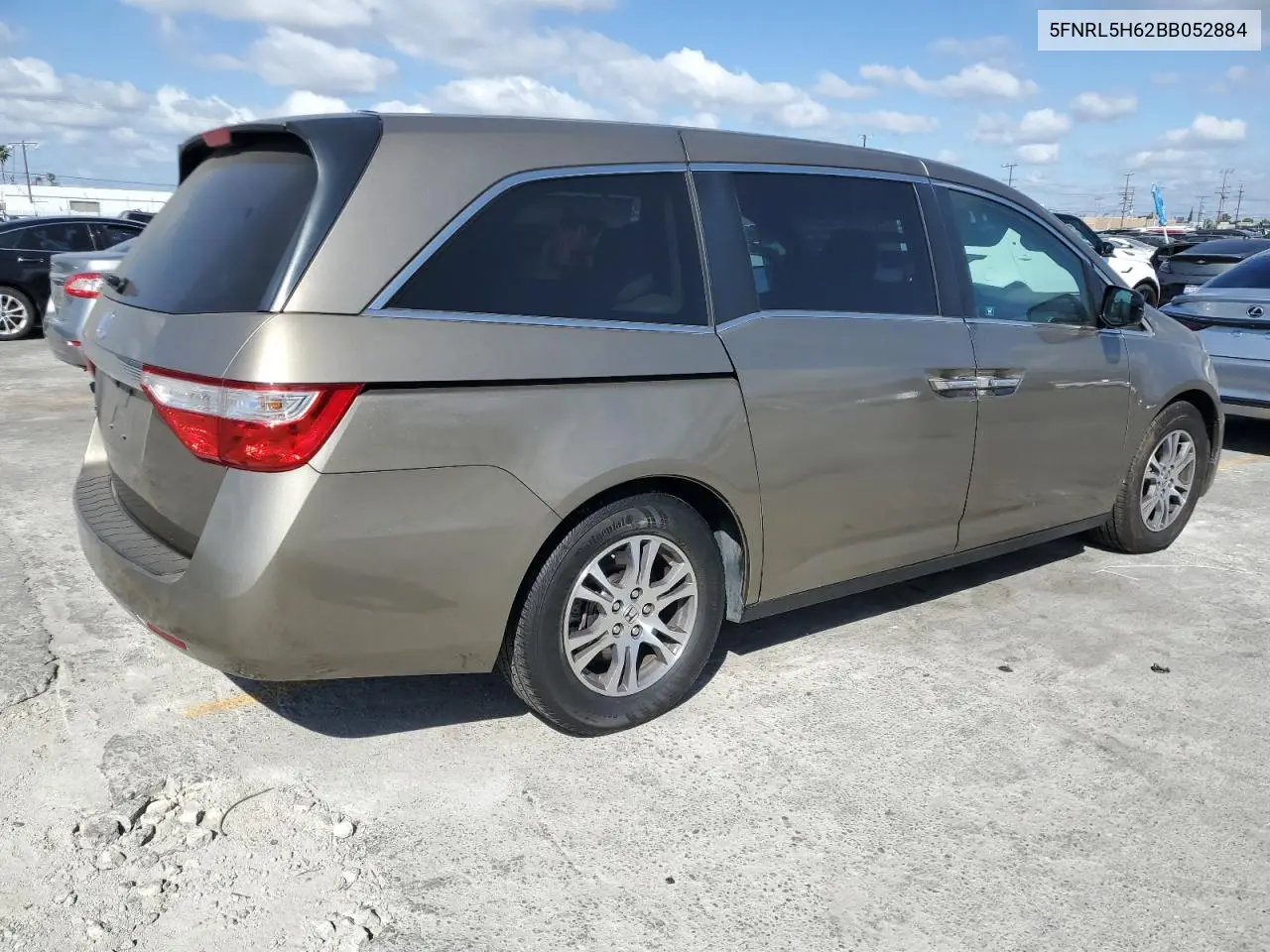2011 Honda Odyssey Exl VIN: 5FNRL5H62BB052884 Lot: 56769595