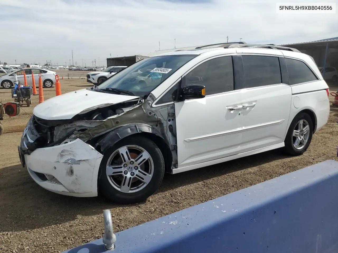 2011 Honda Odyssey Touring VIN: 5FNRL5H9XBB040556 Lot: 56934805