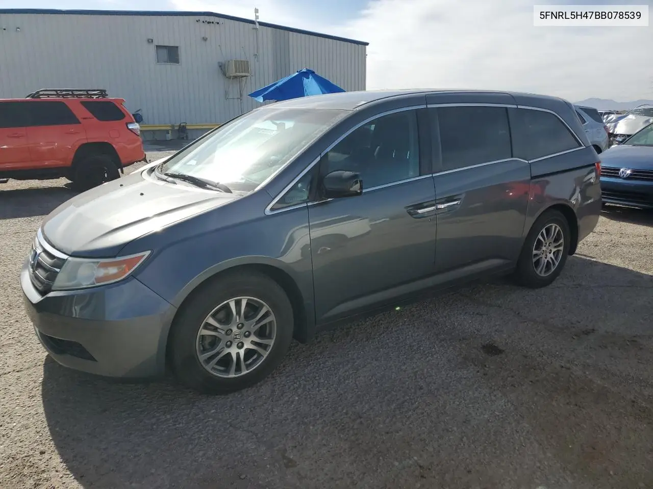 2011 Honda Odyssey Ex VIN: 5FNRL5H47BB078539 Lot: 56957125