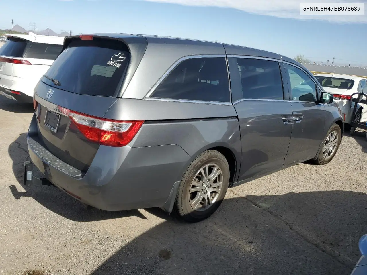 2011 Honda Odyssey Ex VIN: 5FNRL5H47BB078539 Lot: 56957125