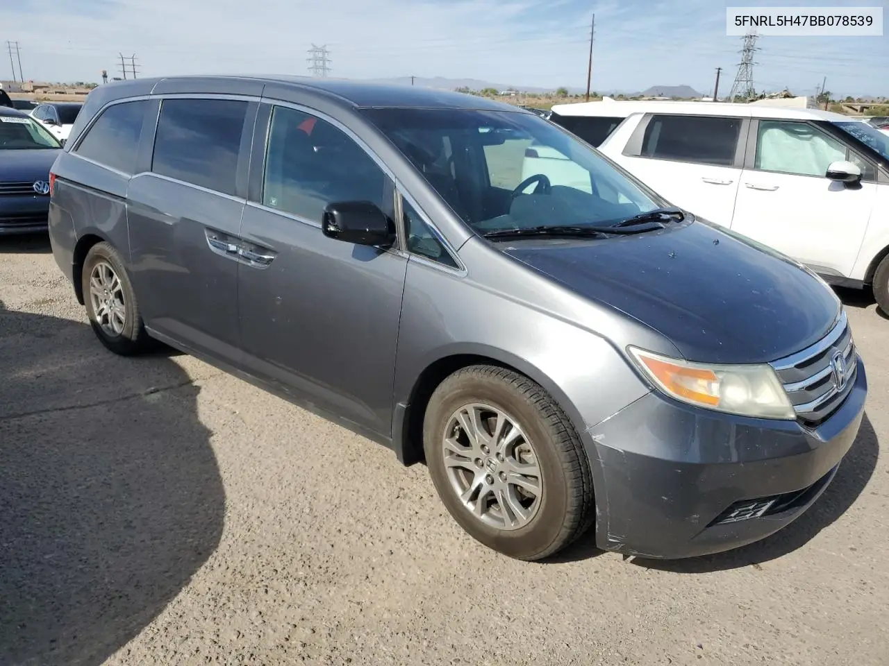 2011 Honda Odyssey Ex VIN: 5FNRL5H47BB078539 Lot: 56957125