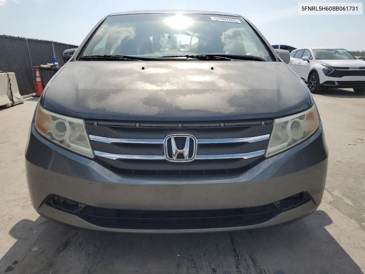 2011 Honda Odyssey Exl VIN: 5FNRL5H60BB061731 Lot: 57602865