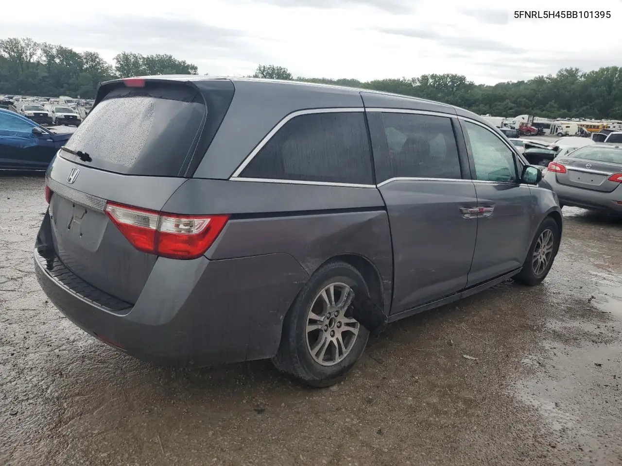 2011 Honda Odyssey Ex VIN: 5FNRL5H45BB101395 Lot: 59541575