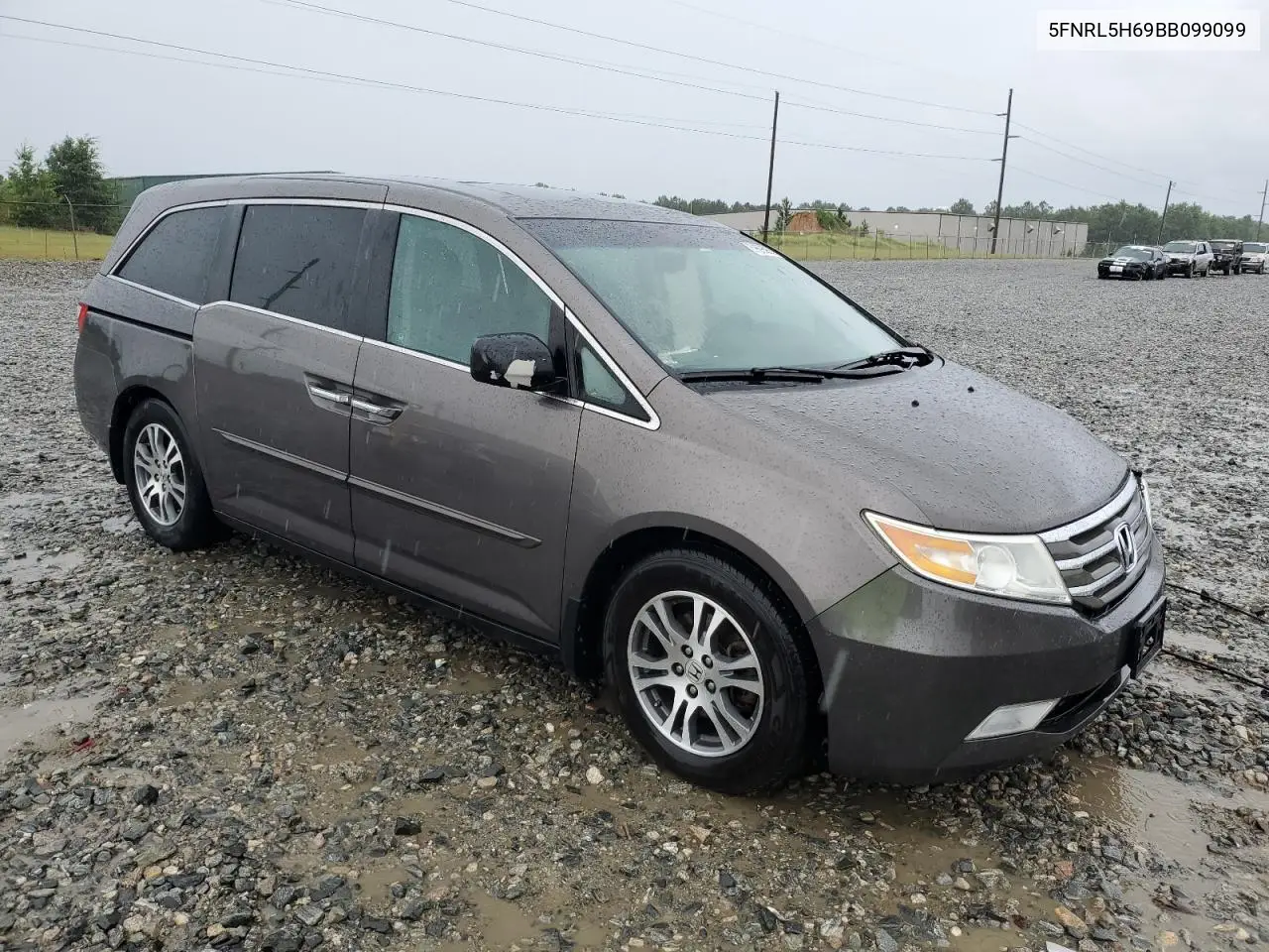 2011 Honda Odyssey Exl VIN: 5FNRL5H69BB099099 Lot: 59696955