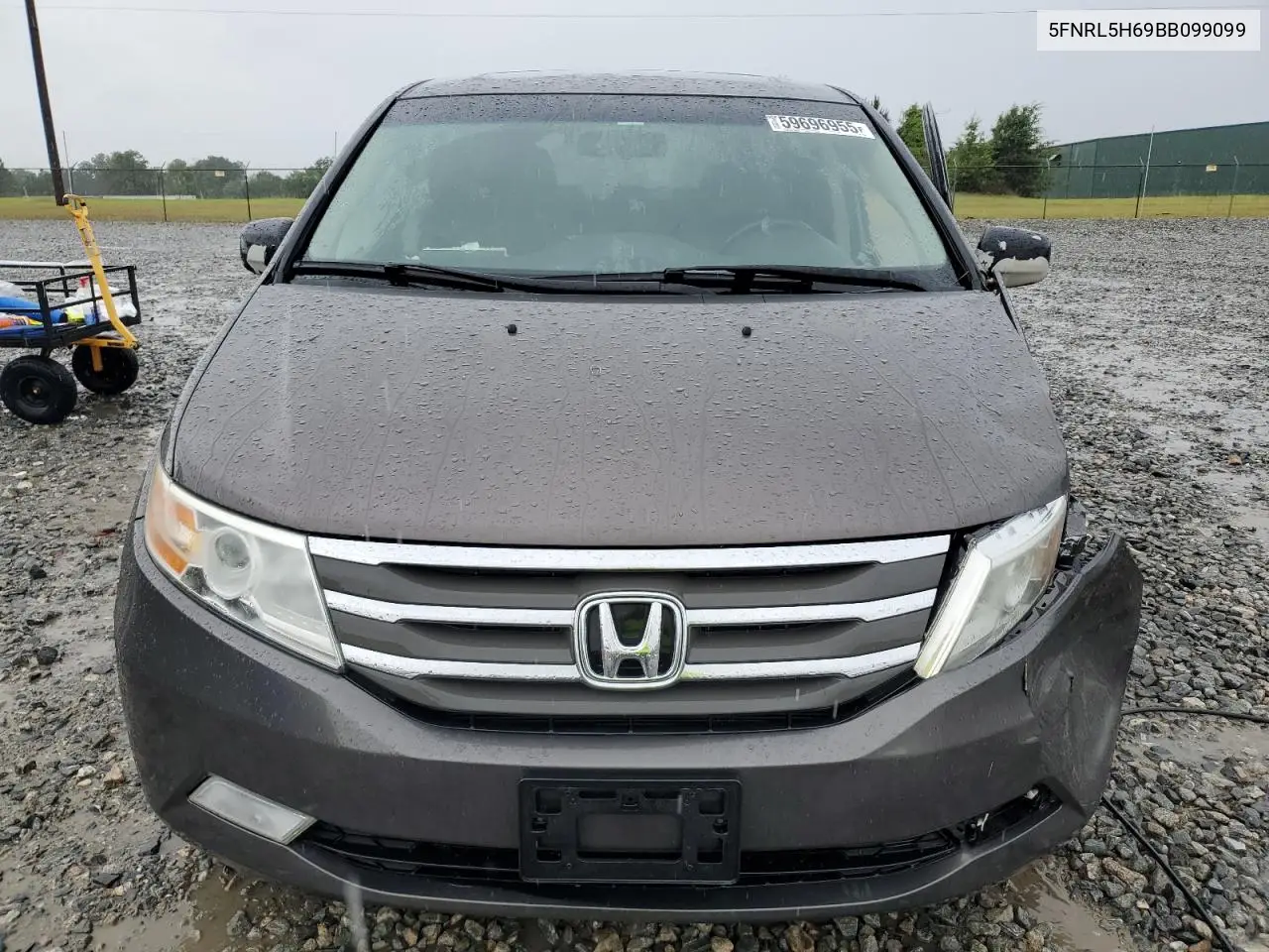 2011 Honda Odyssey Exl VIN: 5FNRL5H69BB099099 Lot: 59696955