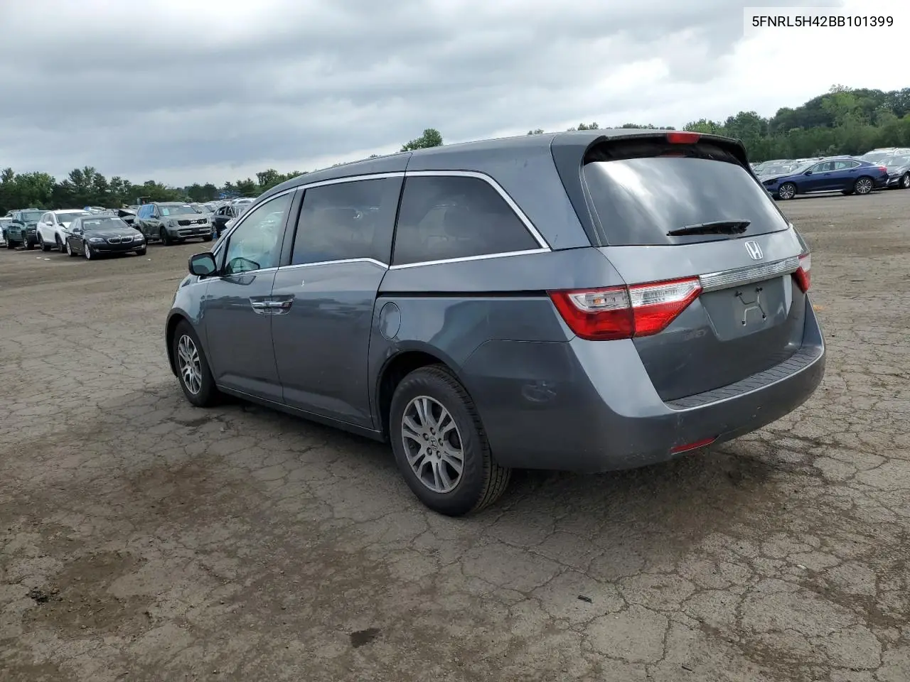 2011 Honda Odyssey Ex VIN: 5FNRL5H42BB101399 Lot: 62053855