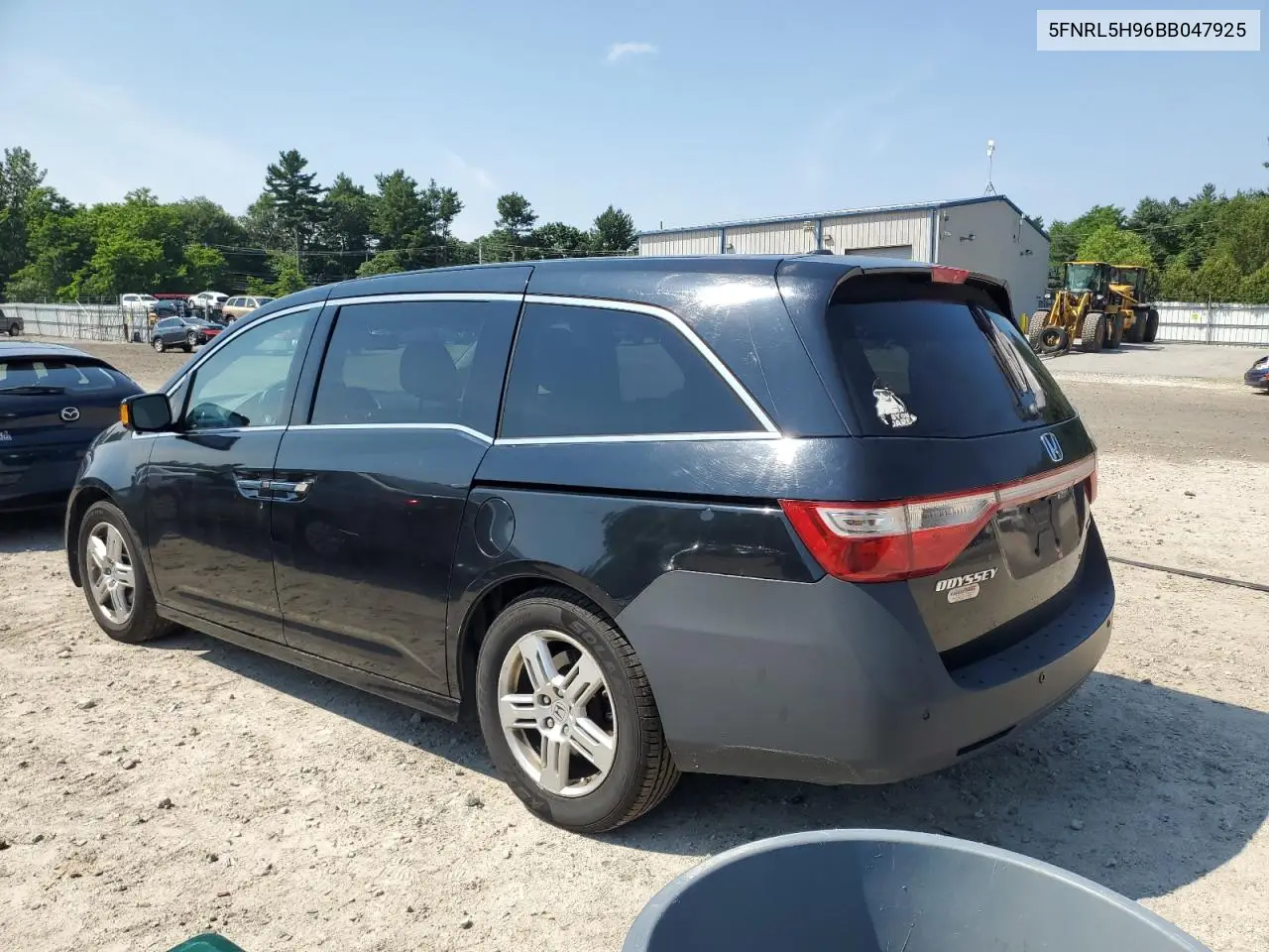2011 Honda Odyssey Touring VIN: 5FNRL5H96BB047925 Lot: 62111545