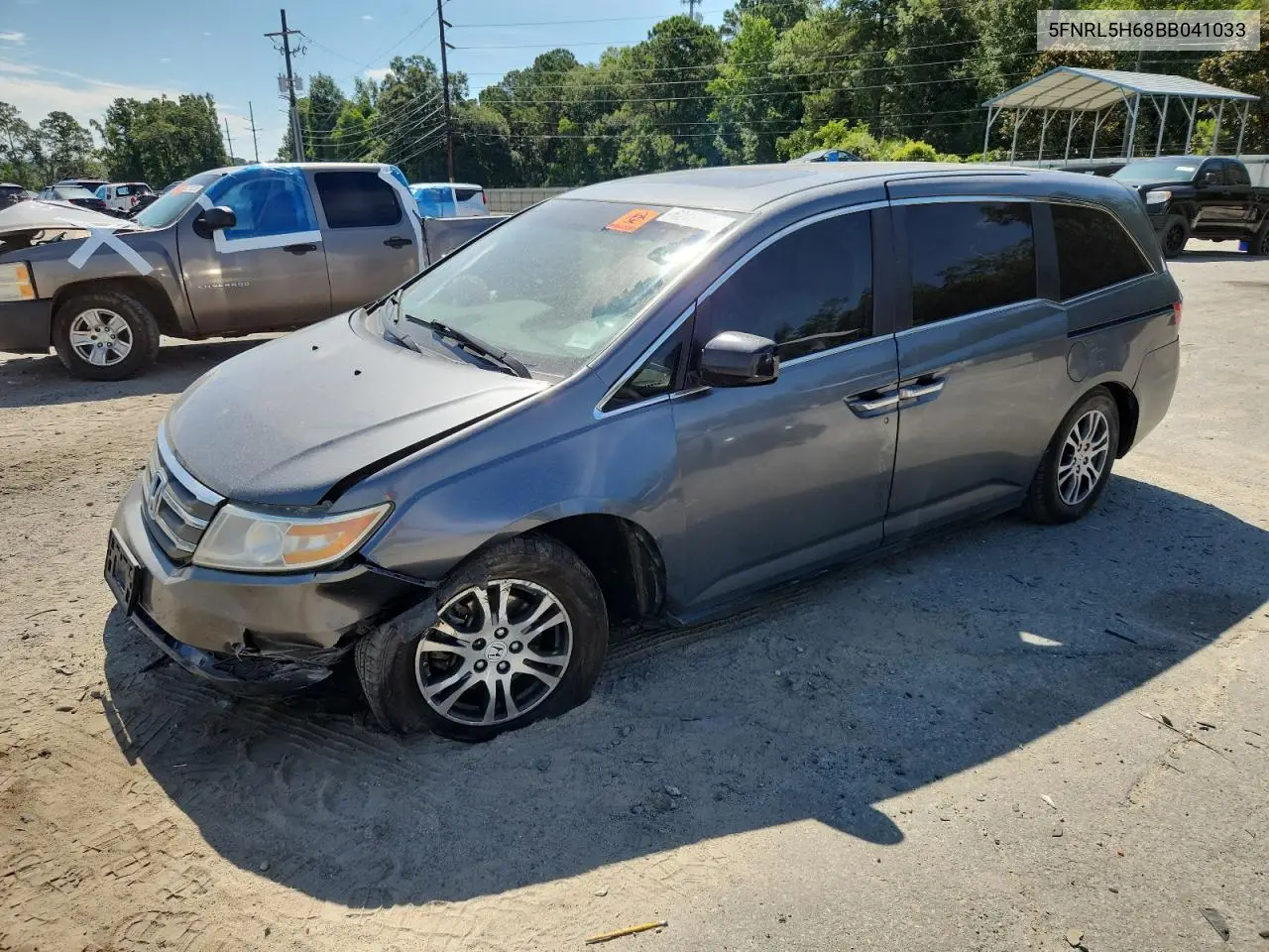 2011 Honda Odyssey Exl VIN: 5FNRL5H68BB041033 Lot: 62486675