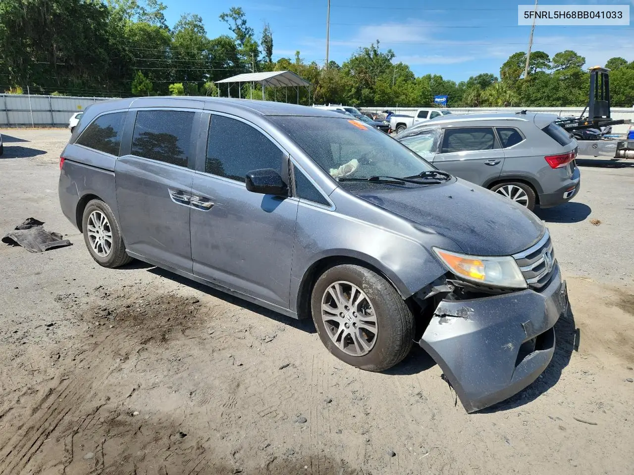 2011 Honda Odyssey Exl VIN: 5FNRL5H68BB041033 Lot: 62486675