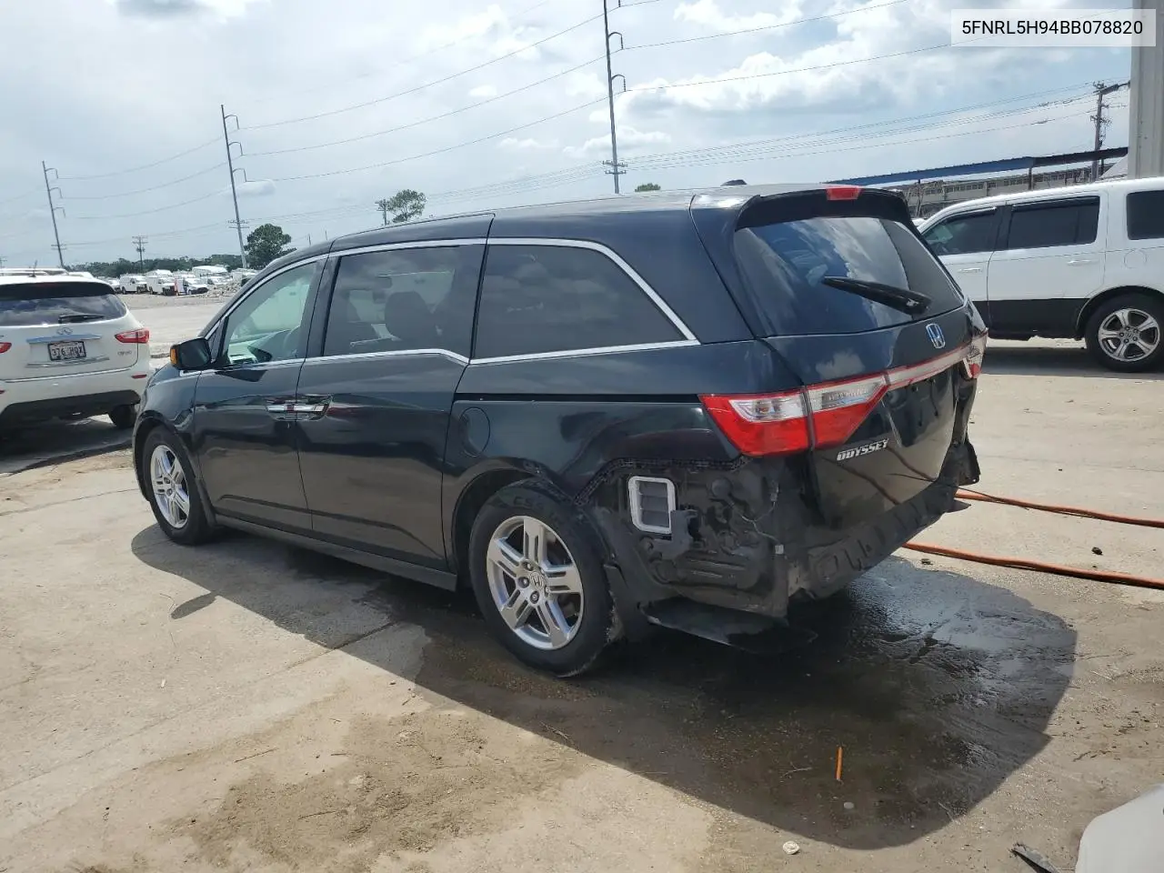 2011 Honda Odyssey Touring VIN: 5FNRL5H94BB078820 Lot: 62656805
