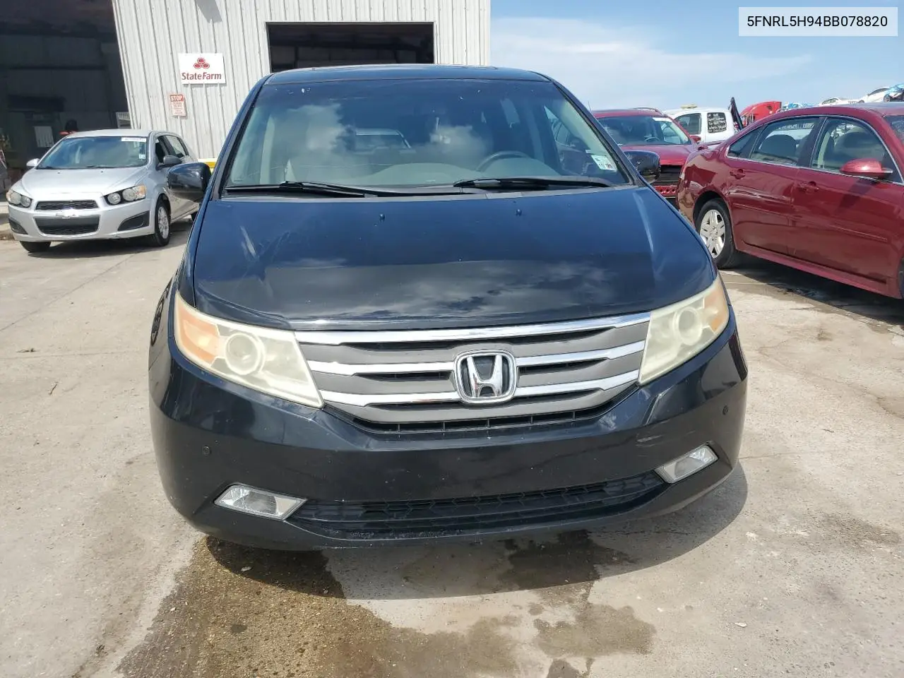 2011 Honda Odyssey Touring VIN: 5FNRL5H94BB078820 Lot: 62656805
