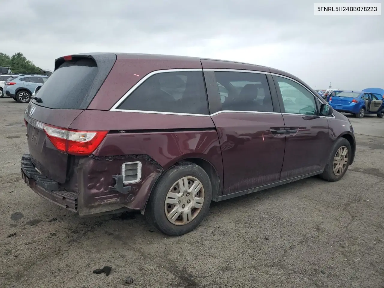 2011 Honda Odyssey Lx VIN: 5FNRL5H24BB078223 Lot: 62765935