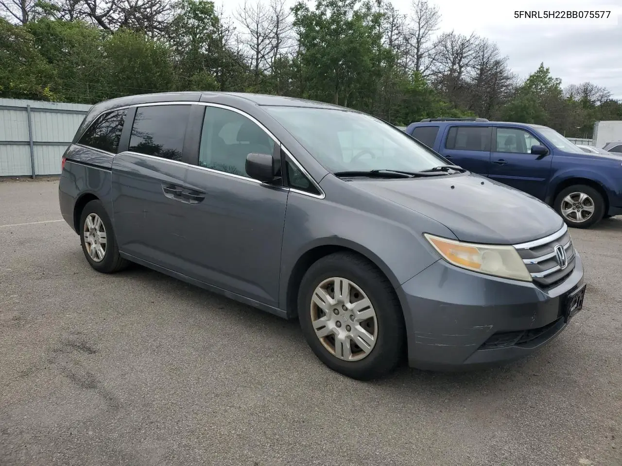 2011 Honda Odyssey Lx VIN: 5FNRL5H22BB075577 Lot: 62794495