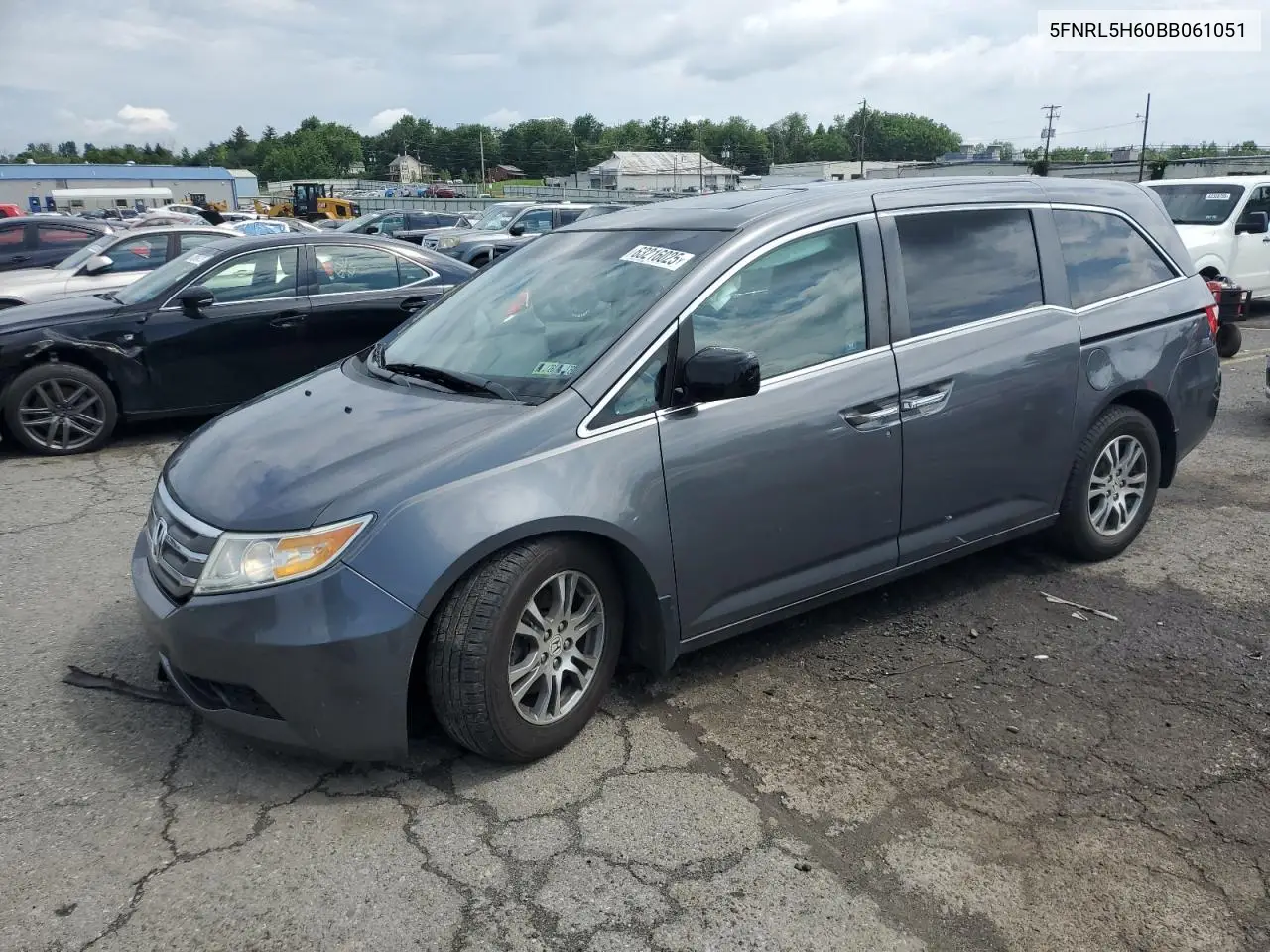 2011 Honda Odyssey Exl VIN: 5FNRL5H60BB061051 Lot: 63216025
