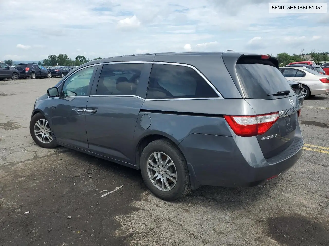 2011 Honda Odyssey Exl VIN: 5FNRL5H60BB061051 Lot: 63216025