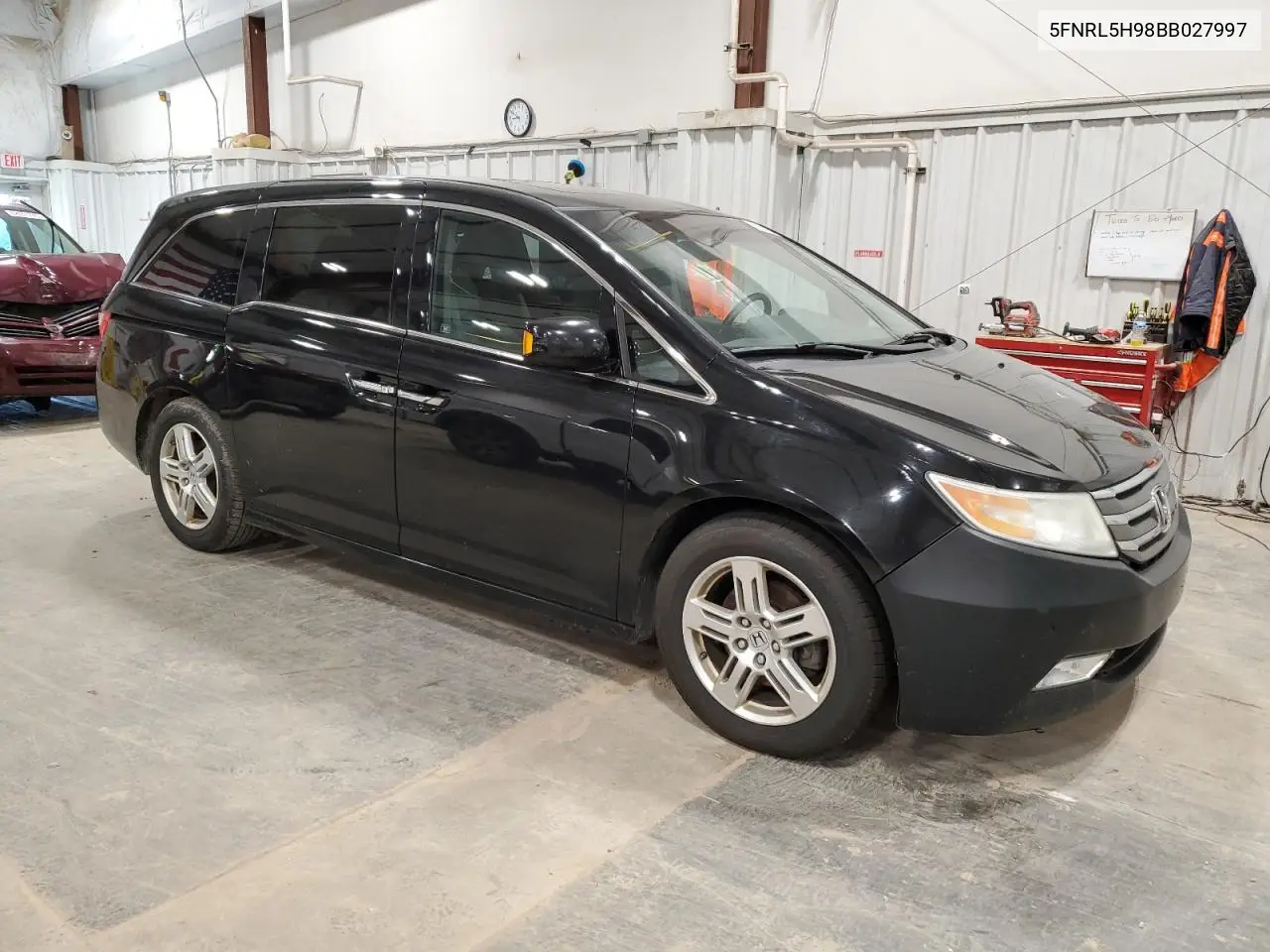 2011 Honda Odyssey Touring VIN: 5FNRL5H98BB027997 Lot: 63239175