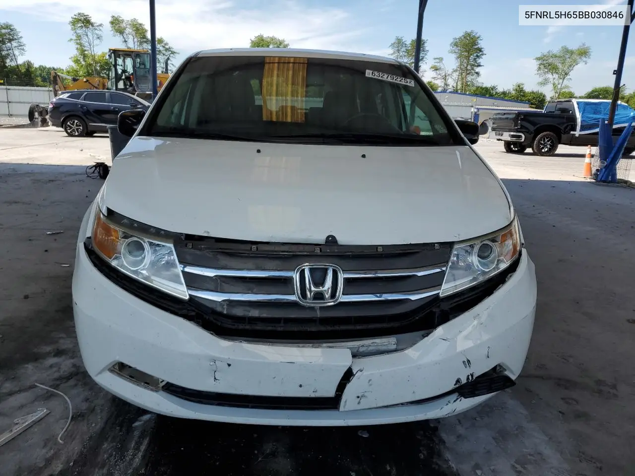 2011 Honda Odyssey Exl VIN: 5FNRL5H65BB030846 Lot: 63279225