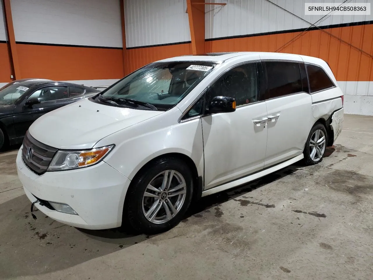 2012 Honda Odyssey Touring VIN: 5FNRL5H94CB508363 Lot: 42777305