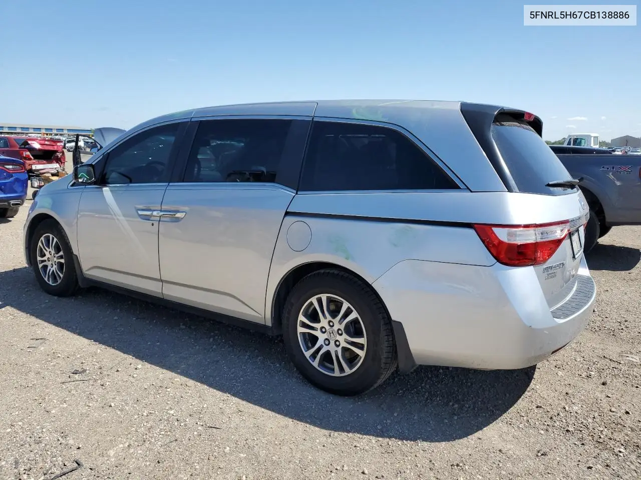 2012 Honda Odyssey Exl VIN: 5FNRL5H67CB138886 Lot: 51658275