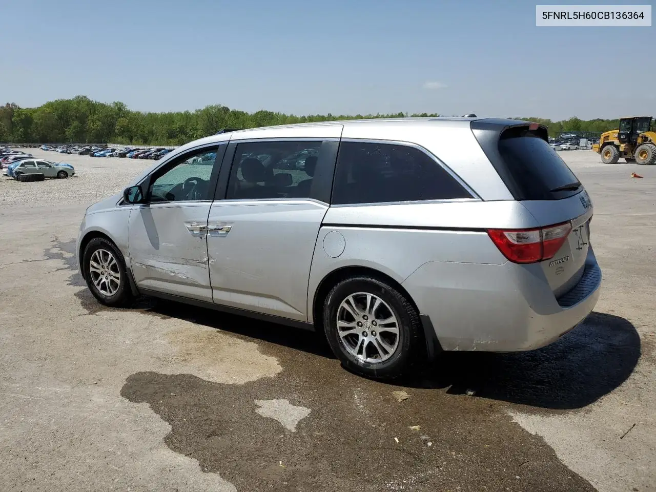 2012 Honda Odyssey Exl VIN: 5FNRL5H60CB136364 Lot: 53192935