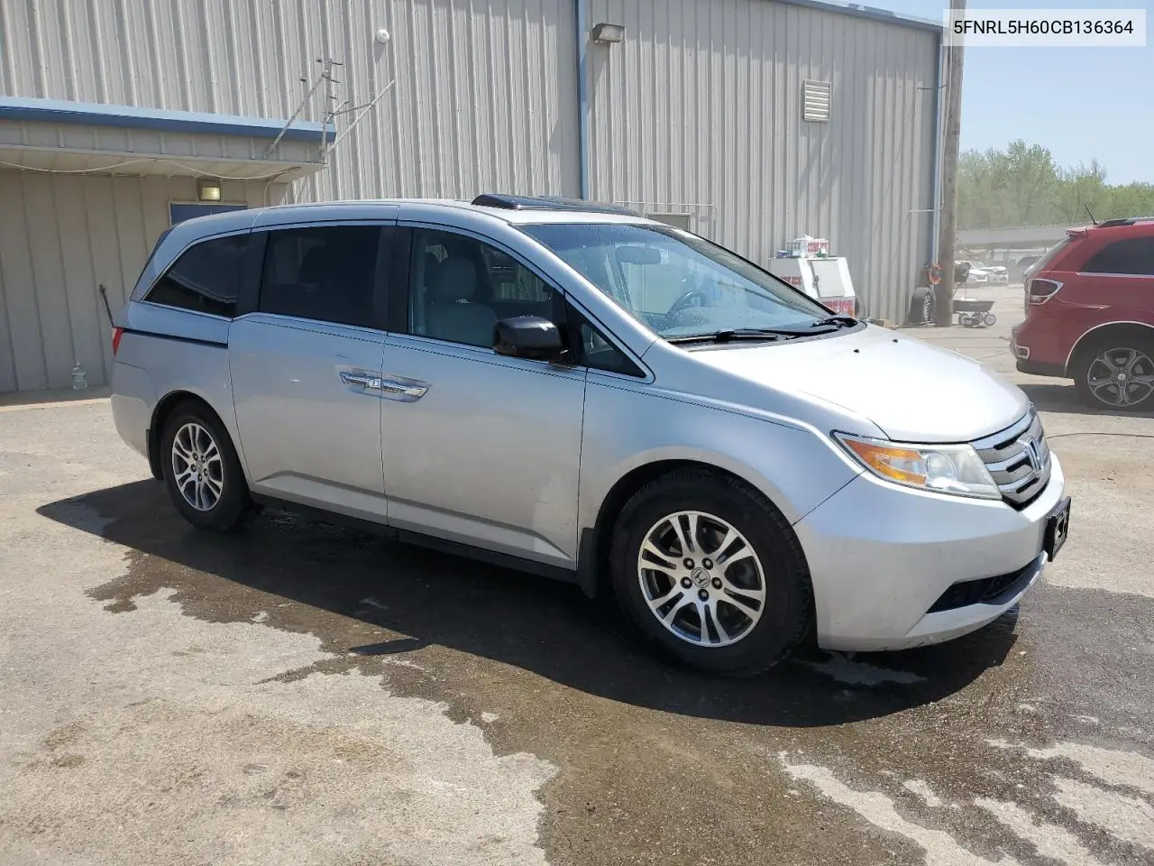 2012 Honda Odyssey Exl VIN: 5FNRL5H60CB136364 Lot: 53192935