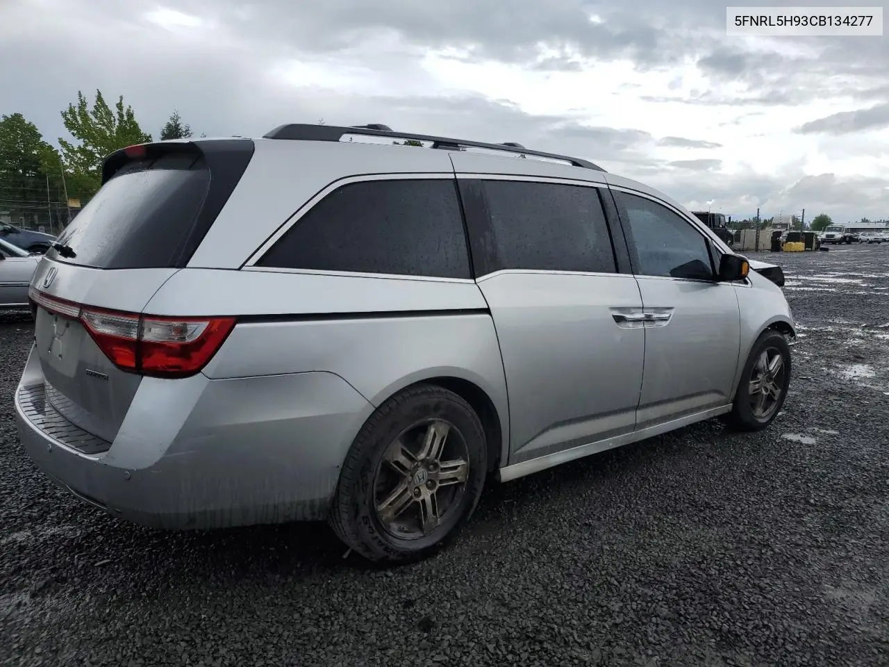 2012 Honda Odyssey Touring VIN: 5FNRL5H93CB134277 Lot: 55892945