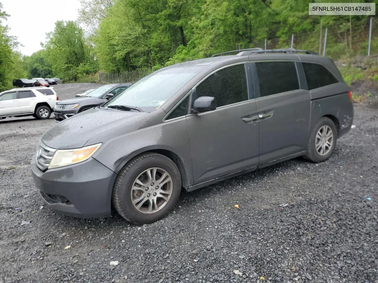 2012 Honda Odyssey Exl VIN: 5FNRL5H61CB147485 Lot: 56391385