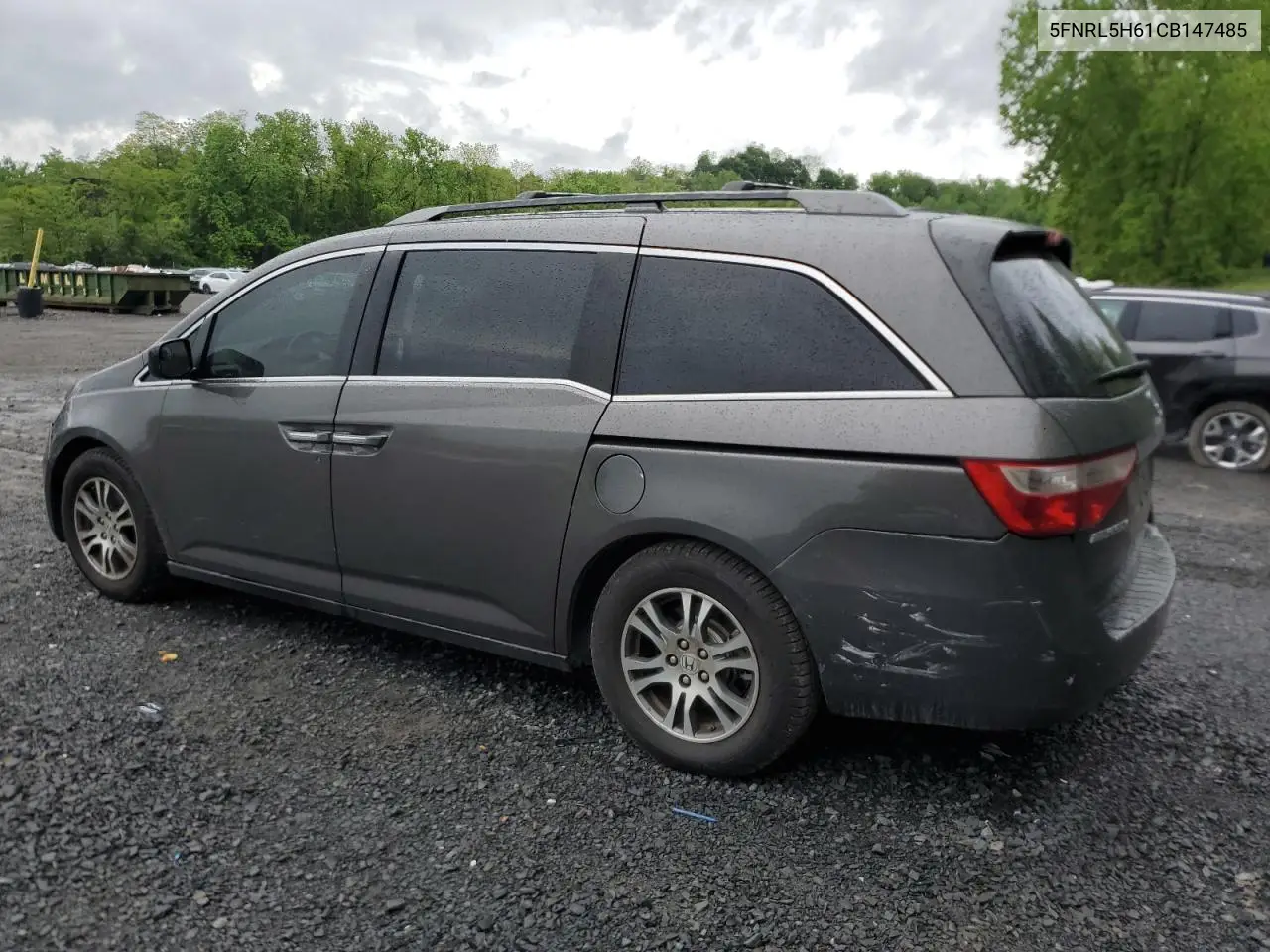 2012 Honda Odyssey Exl VIN: 5FNRL5H61CB147485 Lot: 56391385