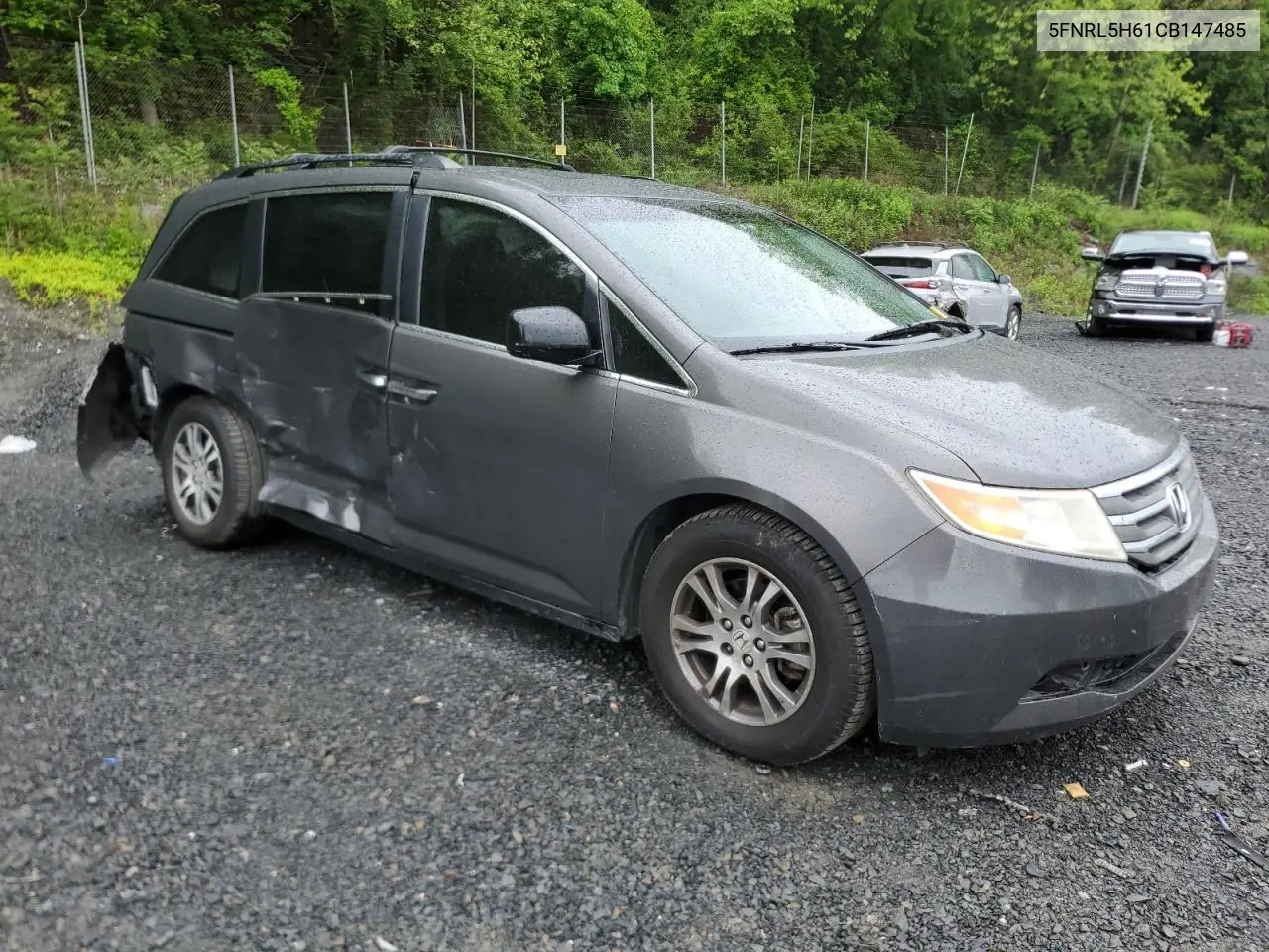 2012 Honda Odyssey Exl VIN: 5FNRL5H61CB147485 Lot: 56391385