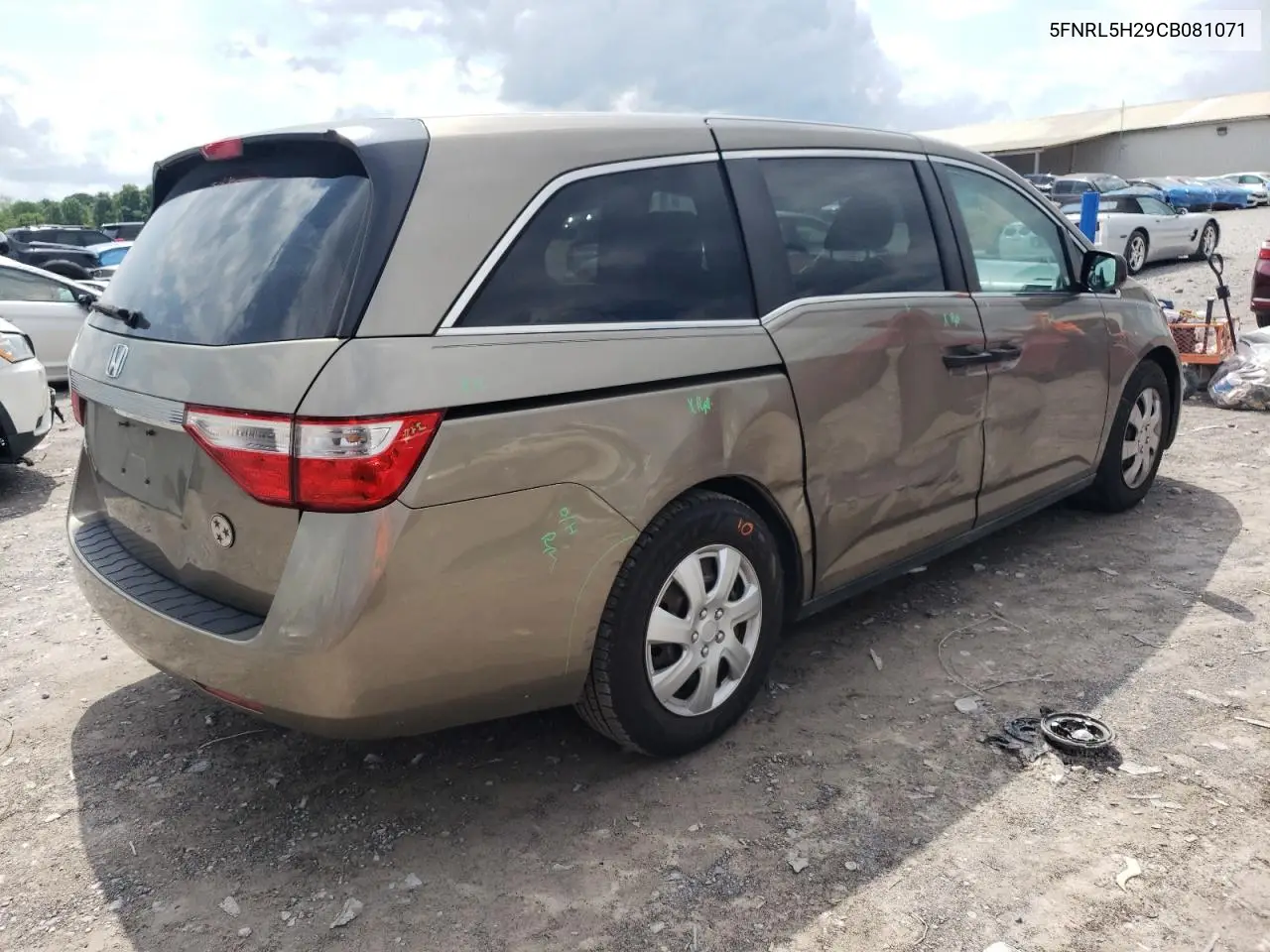 2012 Honda Odyssey Lx VIN: 5FNRL5H29CB081071 Lot: 56751545