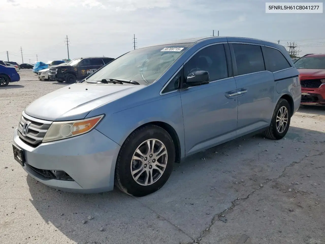 2012 Honda Odyssey Exl VIN: 5FNRL5H61CB041277 Lot: 56769715