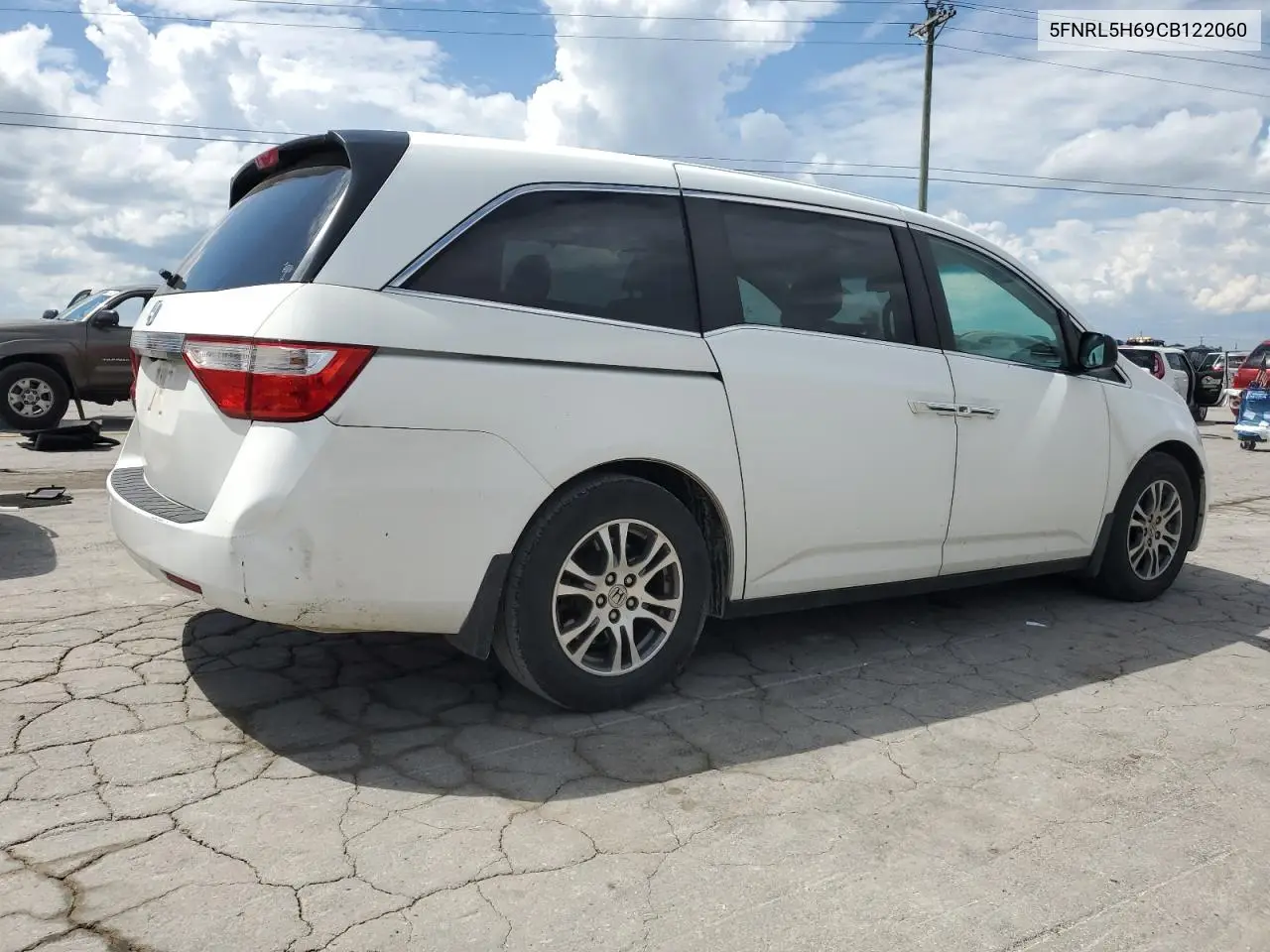 2012 Honda Odyssey Exl VIN: 5FNRL5H69CB122060 Lot: 56894575