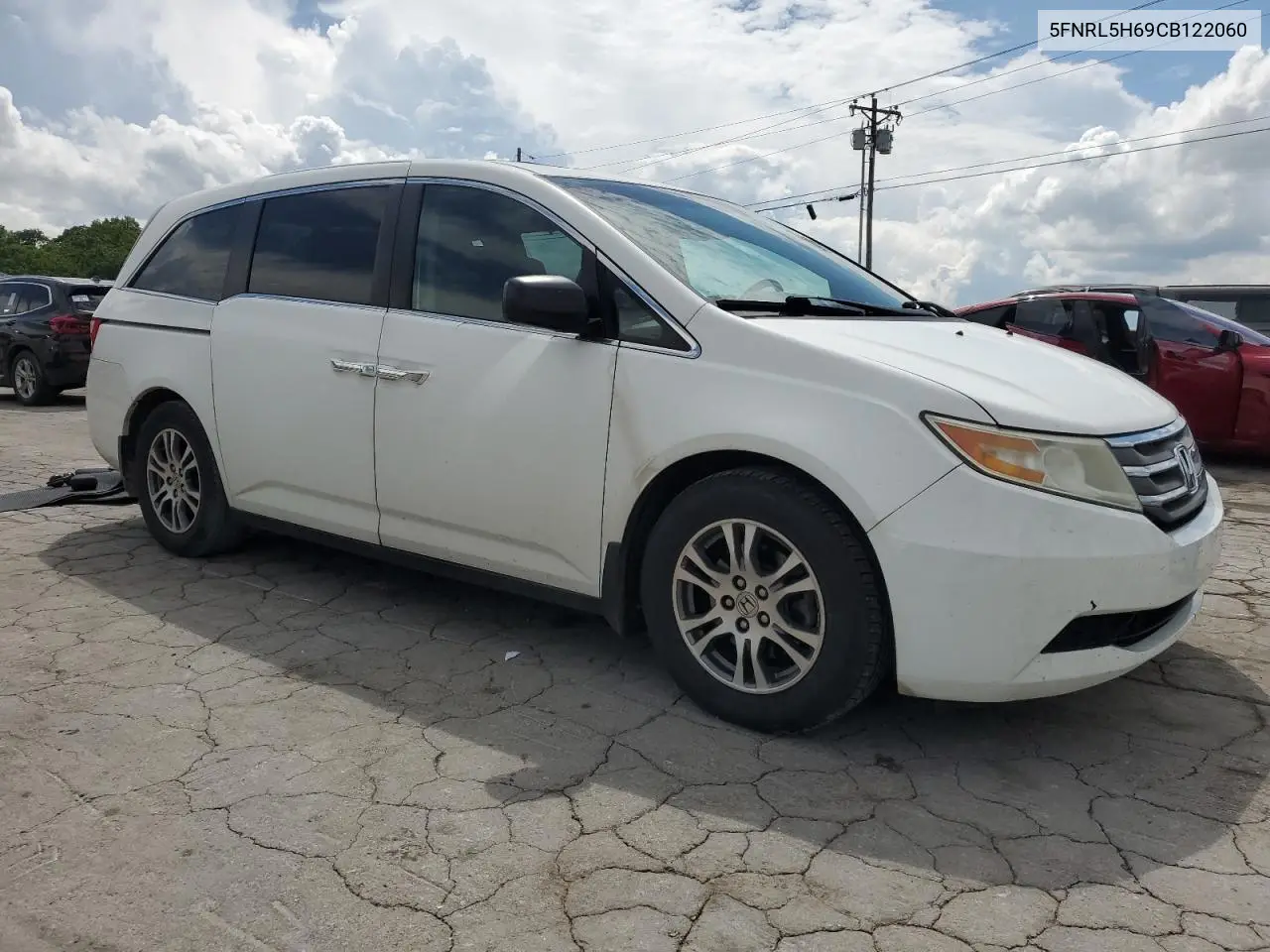 2012 Honda Odyssey Exl VIN: 5FNRL5H69CB122060 Lot: 56894575