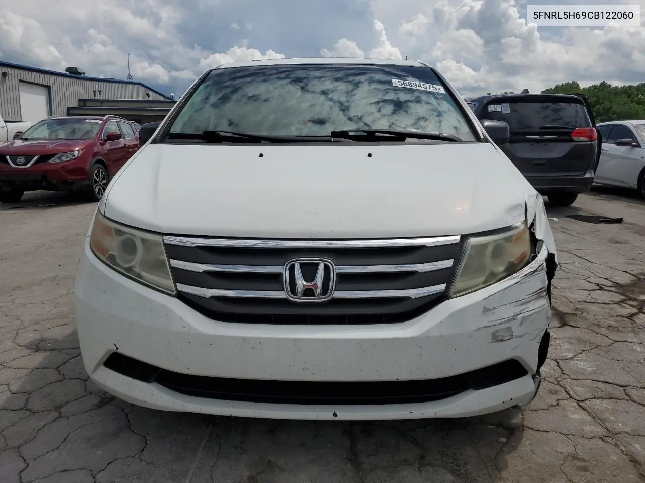 2012 Honda Odyssey Exl VIN: 5FNRL5H69CB122060 Lot: 56894575