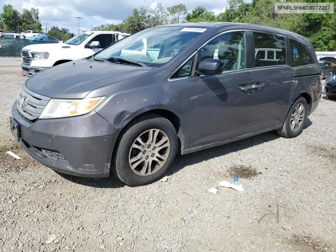 2012 Honda Odyssey Exl VIN: 5FNRL5H66CB077207 Lot: 57116445