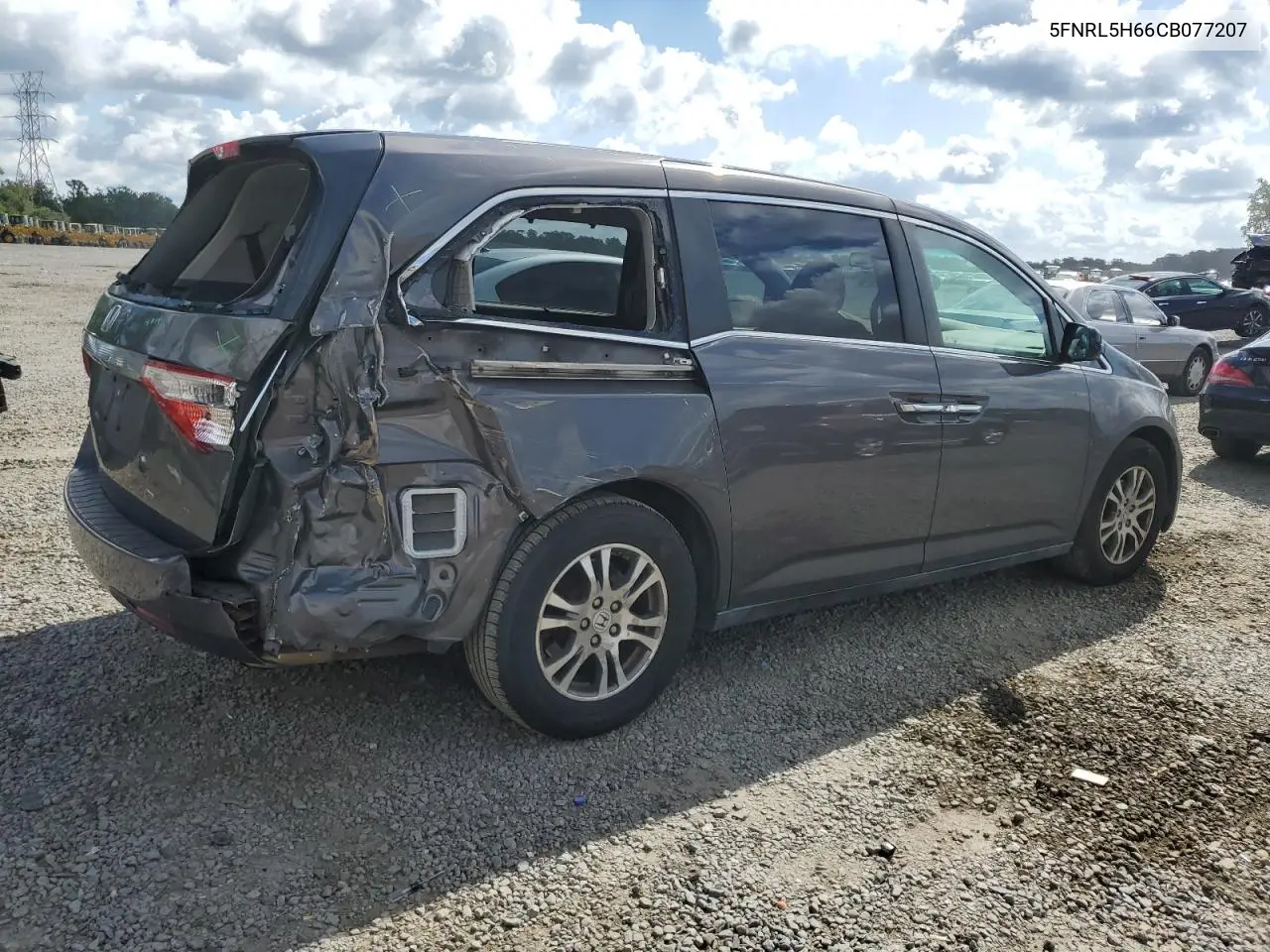 2012 Honda Odyssey Exl VIN: 5FNRL5H66CB077207 Lot: 57116445